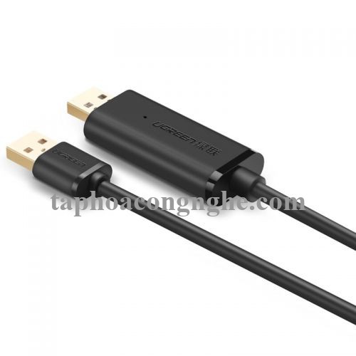 Ugreen 20226 3M màu Đen Cáp USB 2.0 kết nối + truyền dữ liệu máy tính US166 30020226